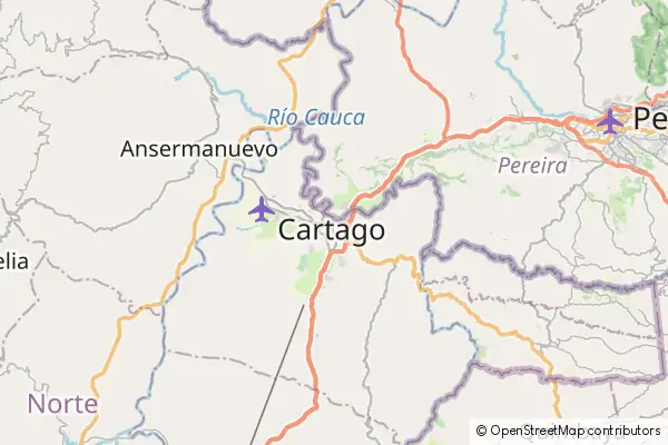 Karte Cartago