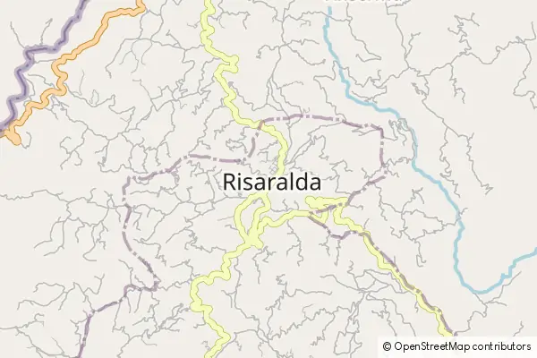 Karte Risaralda