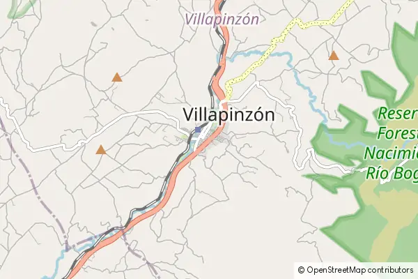 Karte Villapinzón