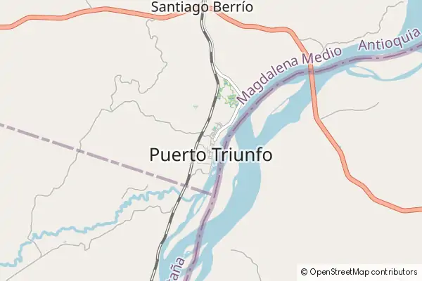 Karte Puerto Triunfo