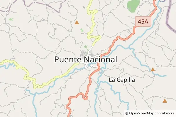 Karte Puente Nacional