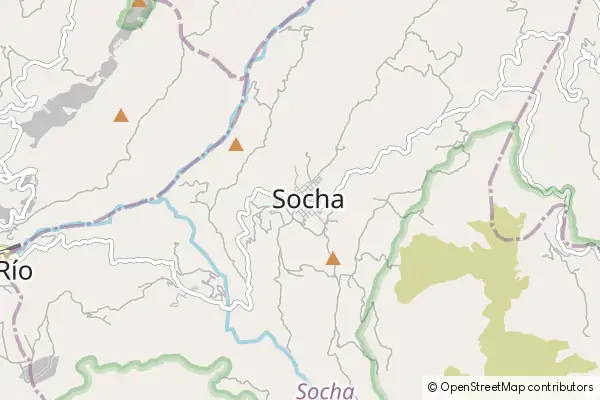 Karte Socha