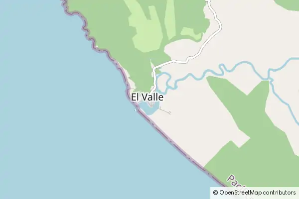 Karte El Valle