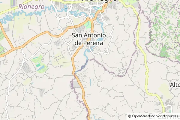 Karte Carmen de Viboral