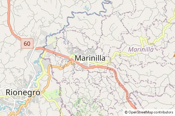 Karte Marinilla