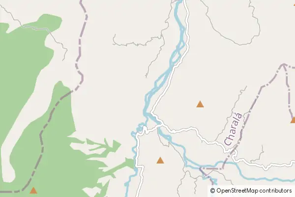 Karte Charalá