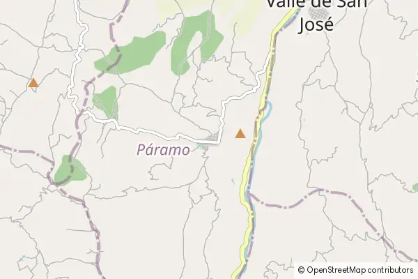 Karte Páramo