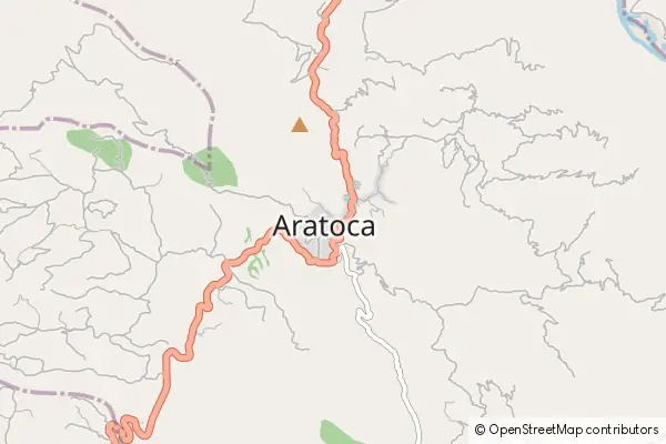 Karte Aratoca