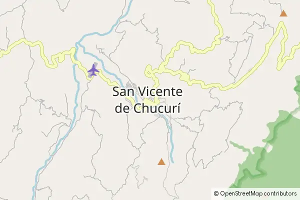 Karte San Vicente de Chucurí