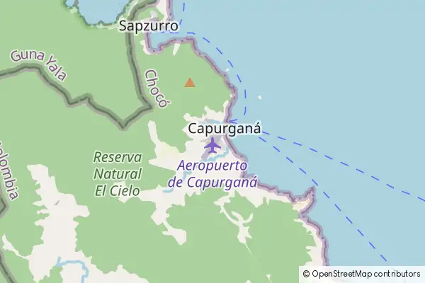 Karte Capurganá