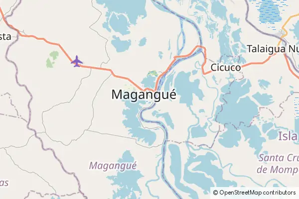 Karte Magangué