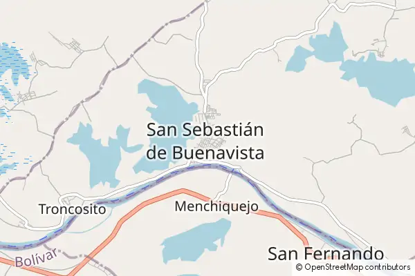 Karte San Sebastián de Buenavista