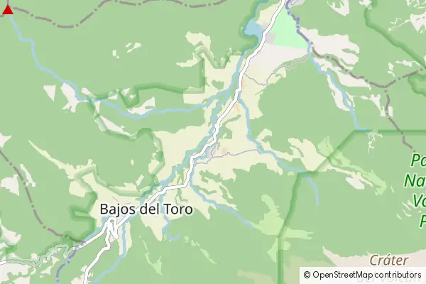 Karte Bajos del Toro