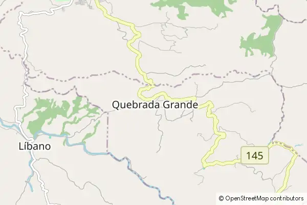 Karte Quebrada Grande