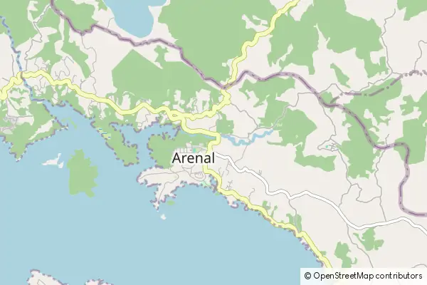 Karte: Nuevo Arenal • © OpenStreetMap contributors Karte Nuevo Arenal