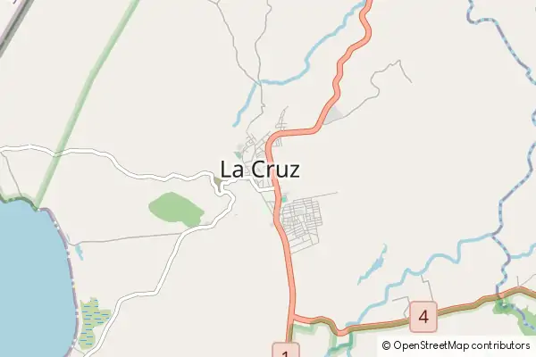 Karte La Cruz