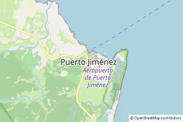 Karte Puerto Jimenes