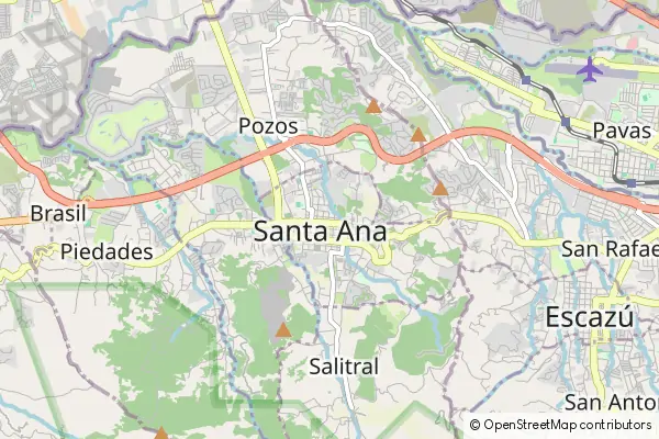 Karte Santa Ana