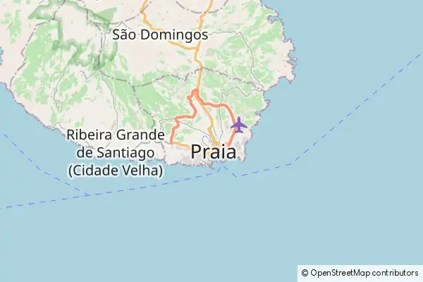 Karte Praia