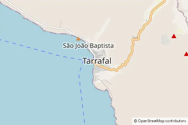 Karte Tarrafal de São Nicolau