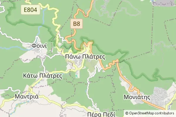 Karte Páno Plátres