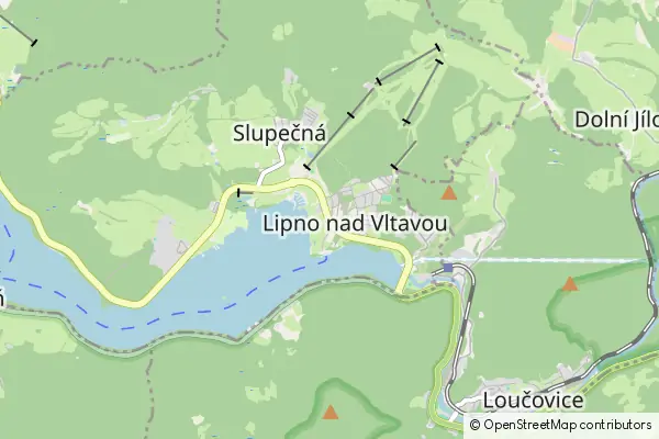 Karte Lipno nad Vltavou