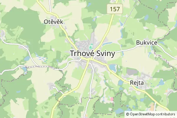 Karte Trhové Sviny