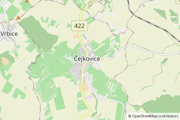 Karte Čejkovice