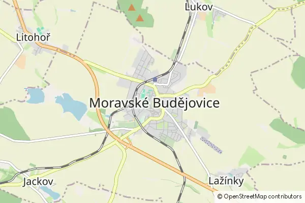 Karte Moravské Budějovice