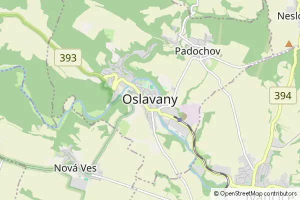 Karte Oslavany