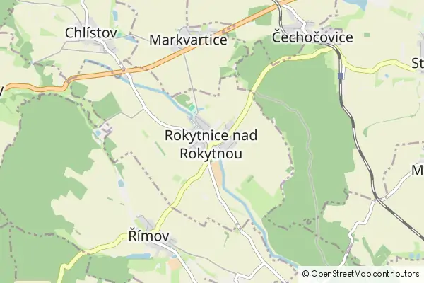 Karte Rokytnice nad Rokytnou