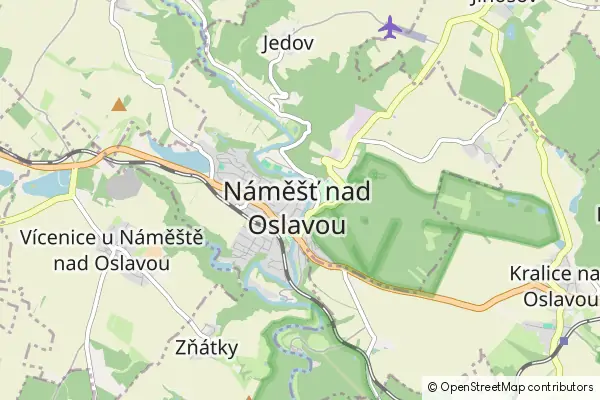 Karte Náměšť nad Oslavou