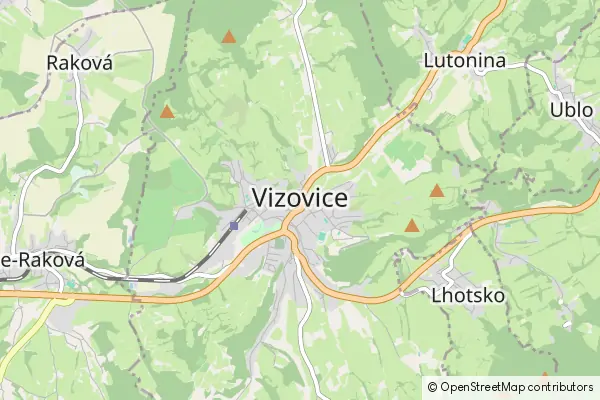 Karte Vizovice