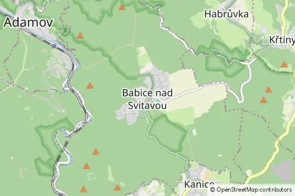 Karte Babice nad Svitavou