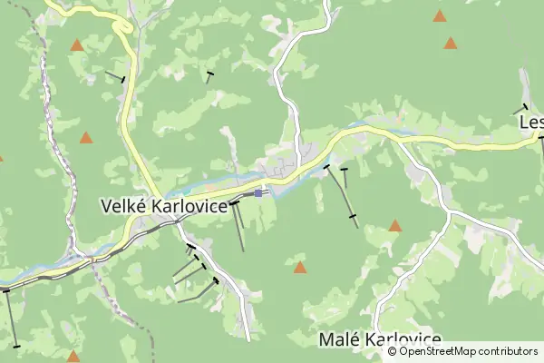 Karte Velké Karlovice