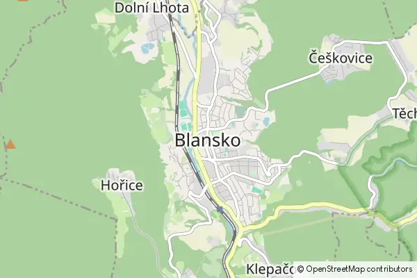 Karte Blansko