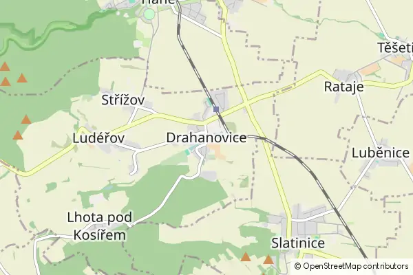 Karte Drahanovice