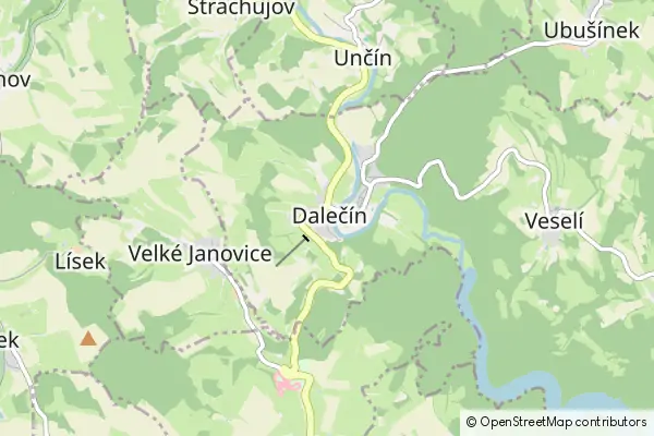 Karte Dalečín