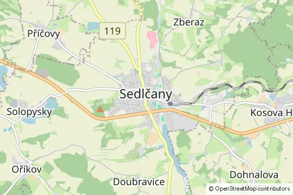 Karte Sedlčany