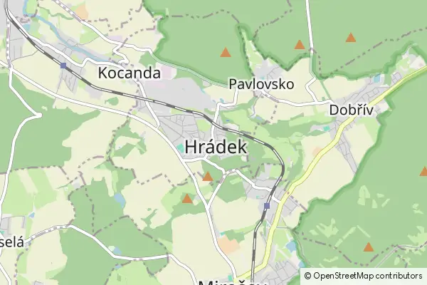 Karte Hrádek