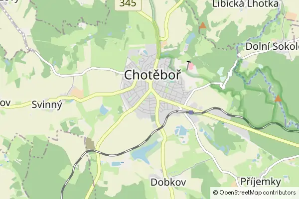 Karte Chotěboř