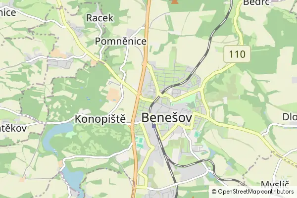 Karte Benešov