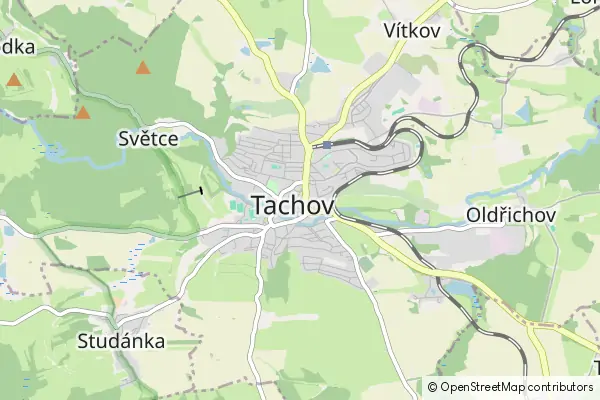 Karte Tachov