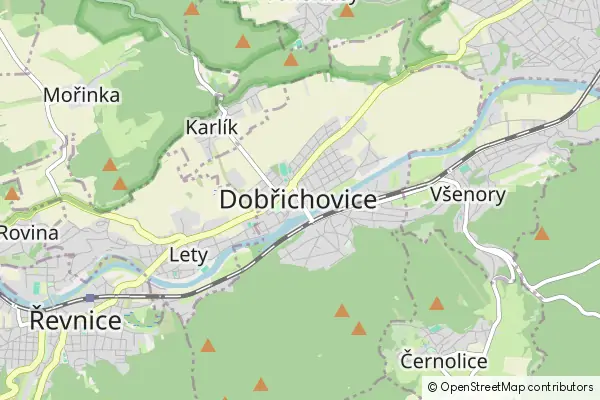 Karte Dobřichovice