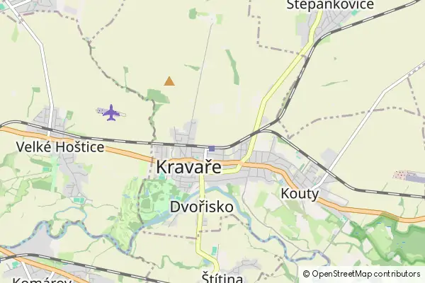 Karte Kravaře