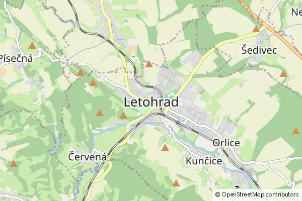 Karte Letohrad