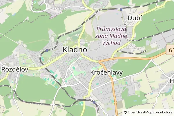 Karte Kladno