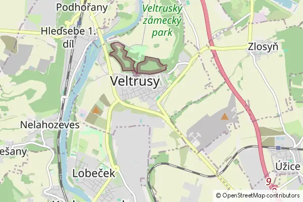 Karte Veltrusy