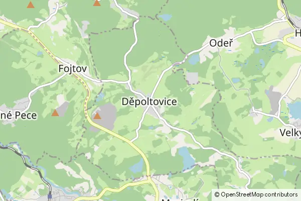 Karte Děpoltovice