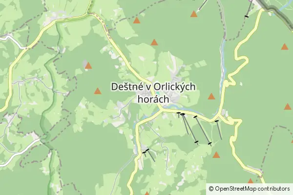 Karte Destne v Orlickych Horach